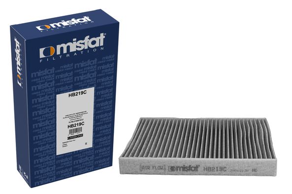 Filtre d'habitacle (Filtre à pollen) MISFAT FILTRATION ref. HB219C